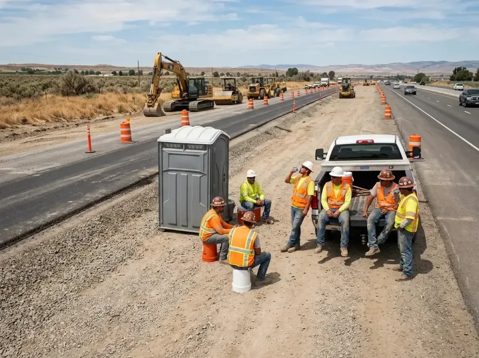 highway-road-construction-crew-007 — frequently asked questions, Porta Potty and Restroom Rentals in Omak, WA